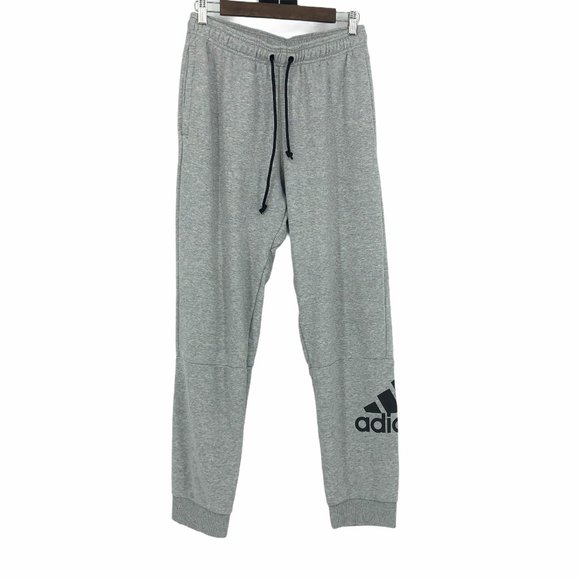 Adidas grey sweatpants loungewear pockets